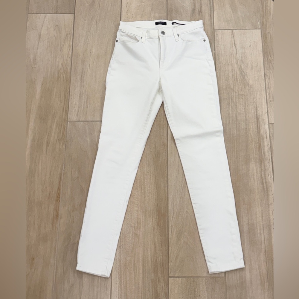 Banana Republic Women's White Skinny Jeans